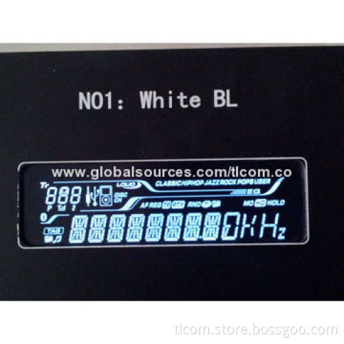VATN Negative LCD Module Display with Blue LED Backlight LCD Factory
